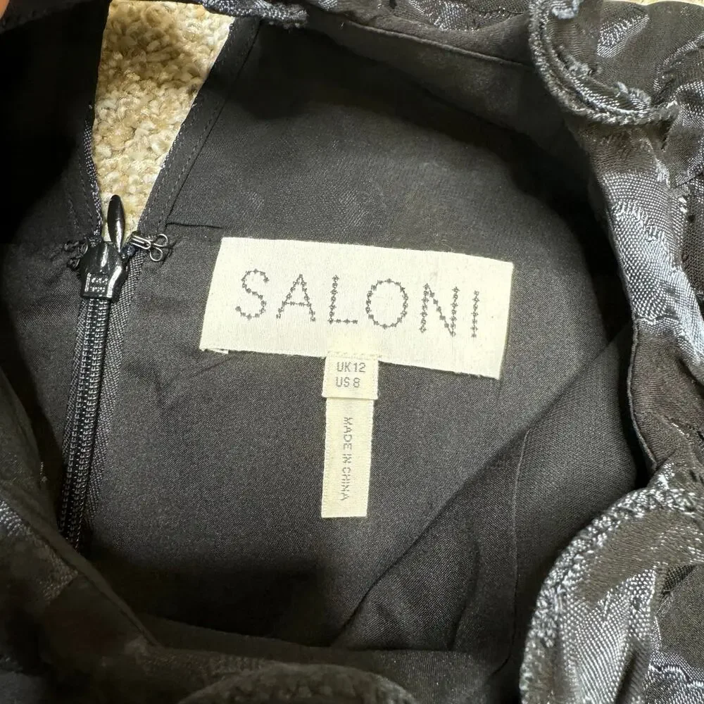 Saloni Rina B Short Mini Dress with Ruffle Detail size 4 - Picture 3 of 5